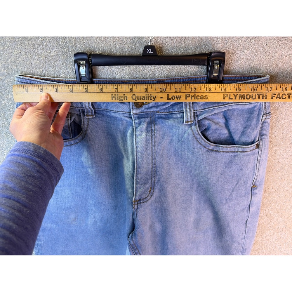The Territory Ahead Jeans Men 34x34 (Fits 34x33) Blue Classic Fit Stretch Denim - Picture 7 of 10